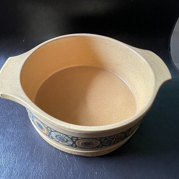 Vintage 70s Kiln Craft Staffordshire Ironstone Bacchus Casserole Dish - Picture 2 of 10